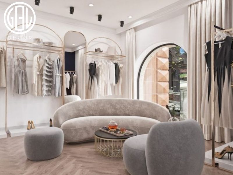 Thi công nội thất shop thời trang Cần Thơ